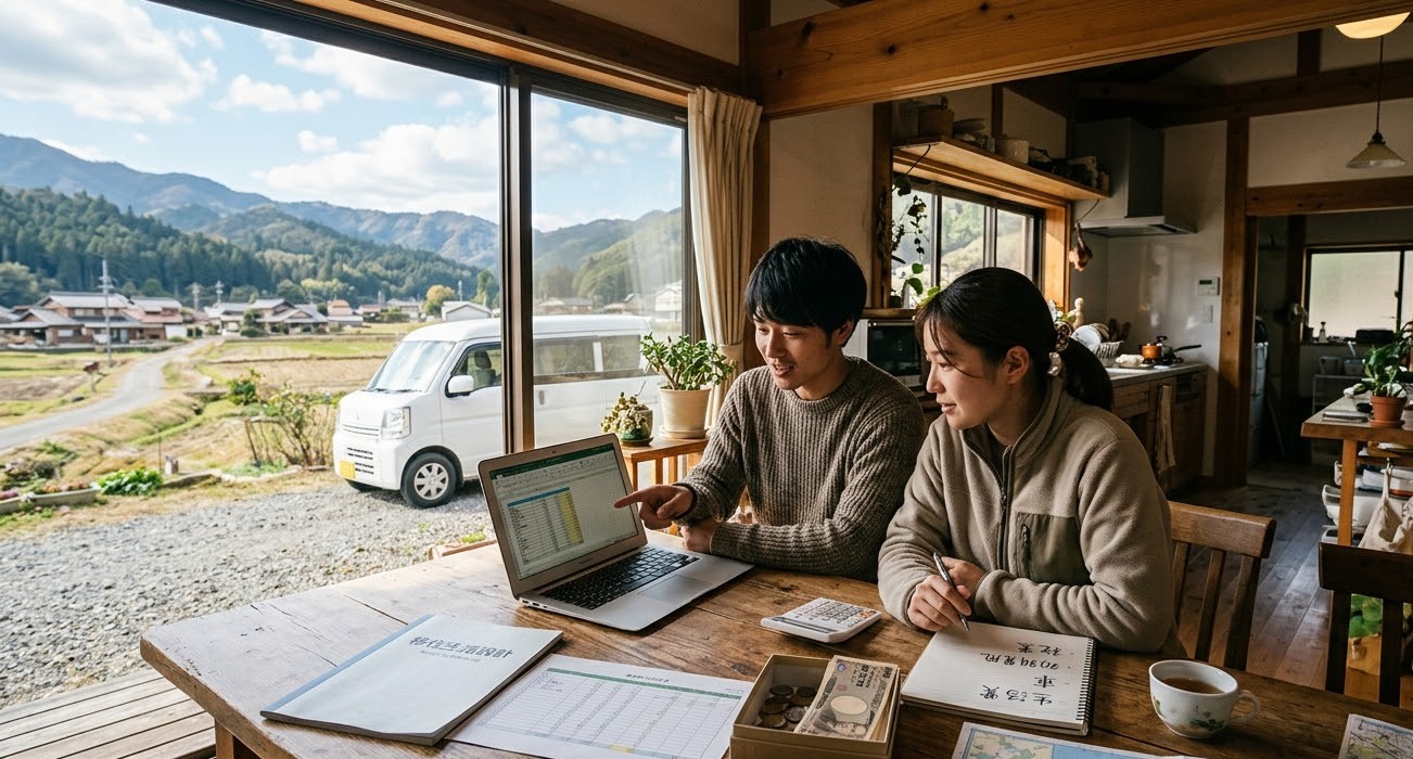 田舎で暮らすためのお金のリアルがわかる